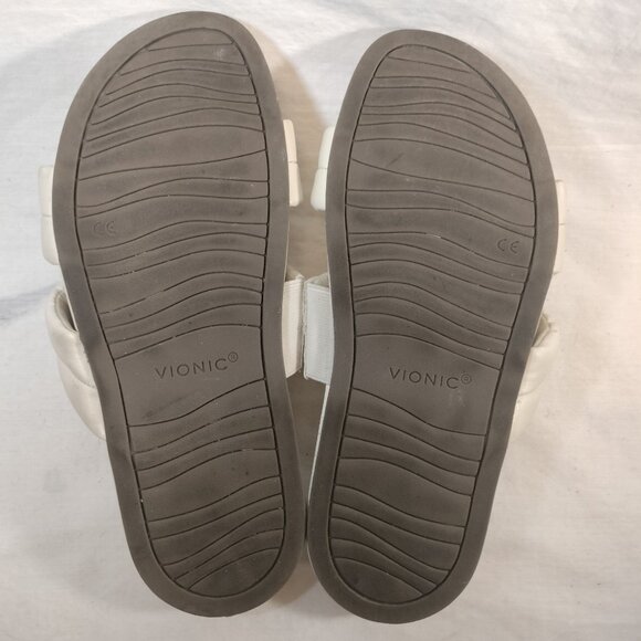 Vionic Mayla Slide Sandals (Ivory) - Picture 8 of 10